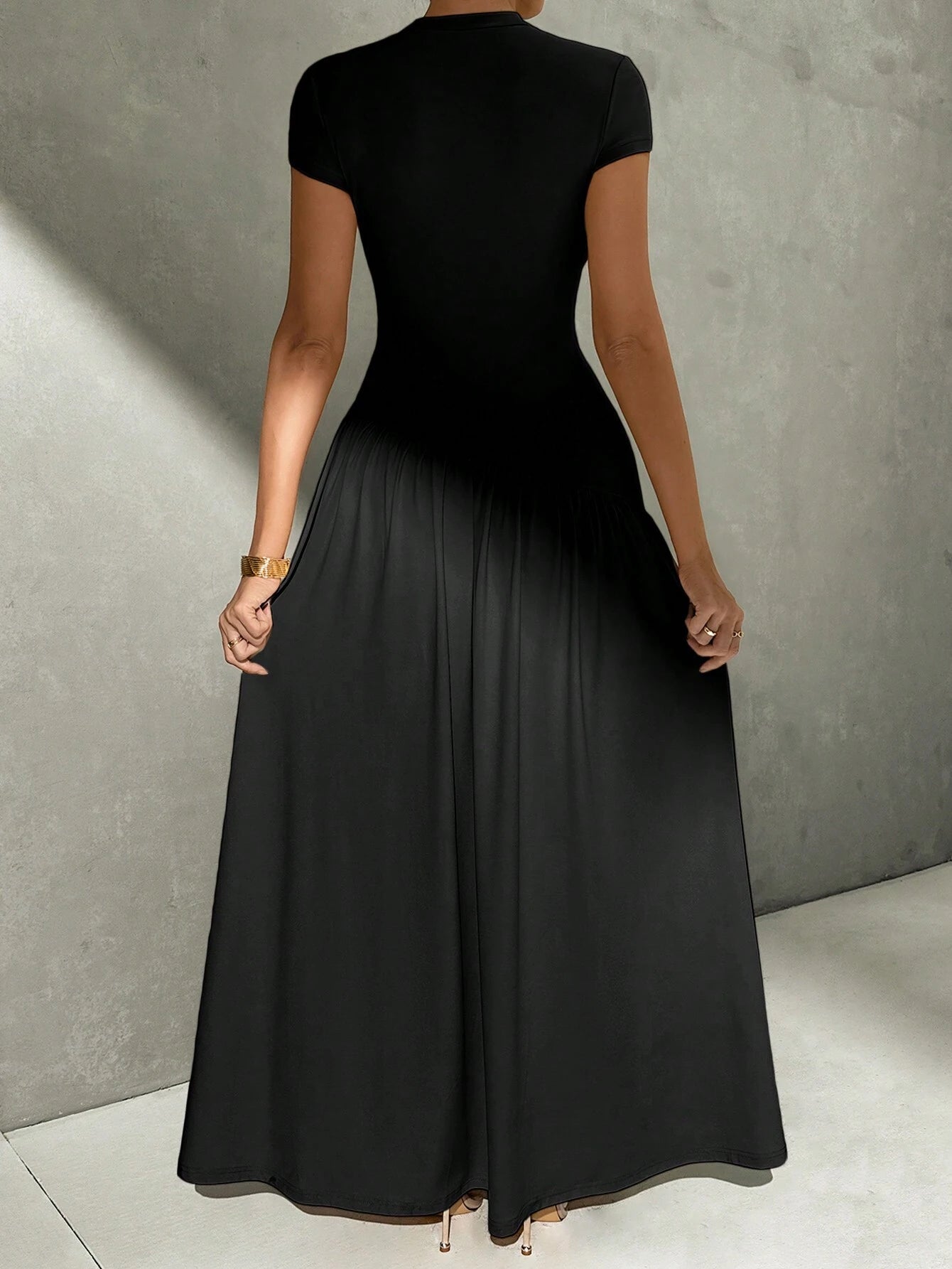 Robe midi évasée