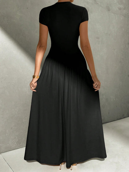 Robe midi évasée