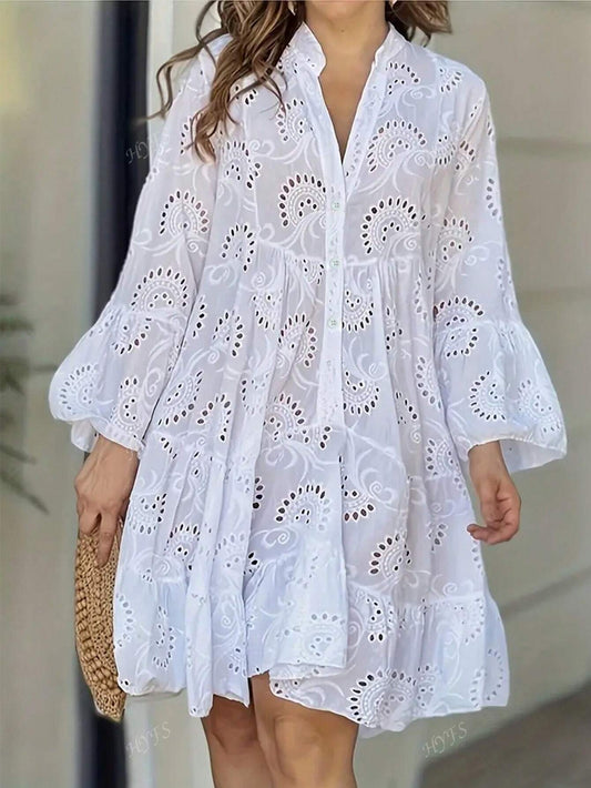 Robe longue femme à manches longues